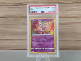 (PSA 9) Mew #11 (EN) 25 ANNIVERSAIRE, Carte Pokémon