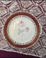 Vintage Winterling Servierteller mit Rosen und Goldrand 