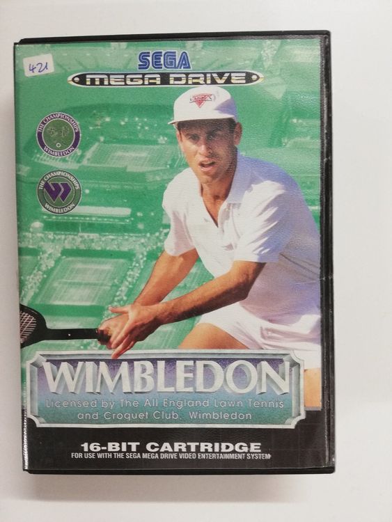 Livret Wimbledon sur Sega Game Gear