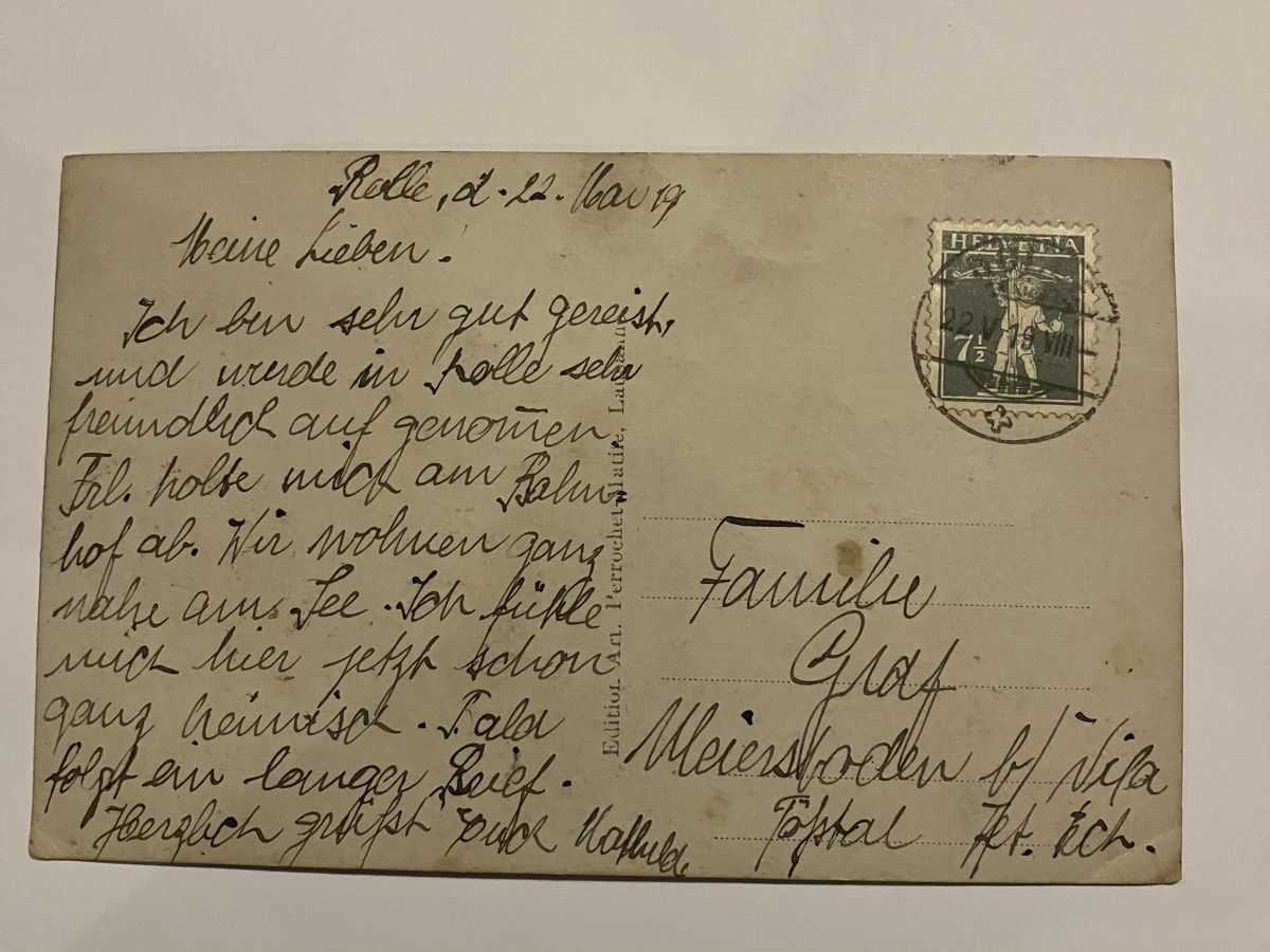 Cartoline postali: Alte Ansichtskarte Rolle, Grande Rue – Usato da Bauma venduto da Baumer71 1