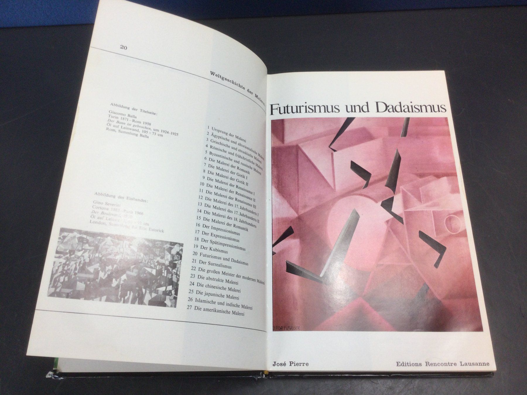 Libri: Buch über Futurismus und Dadaismus – Usato da Wangen SZ venduto da kuriosum12 8