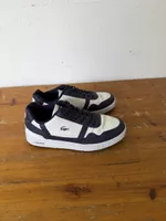 Lacoste Sneaker Gr. 34 Weiss/Blau