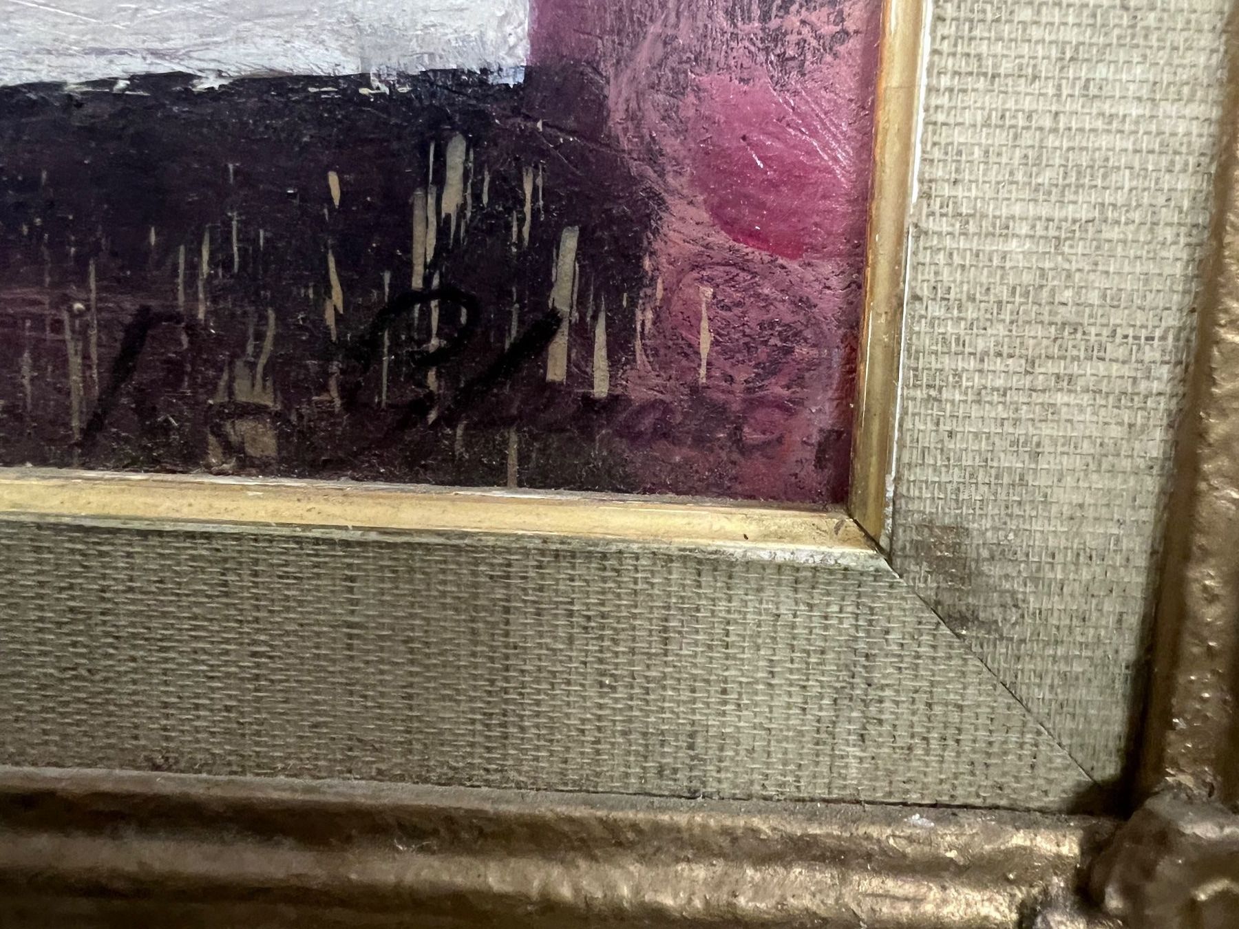 Gemälde: HUILE SUR PANNEAU SIGNÉE – Gebraucht aus Genève von Qanil77 3