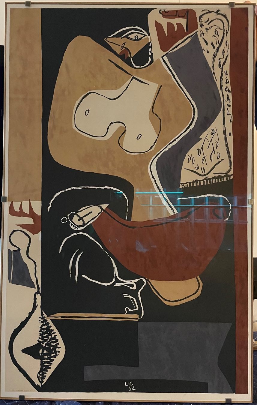 Grafica & Litografie: Le Corbusier Farblithographie + ZERTIFIKAT + RAHMEN – Usato da Winterthur venduto da Art-3000 1