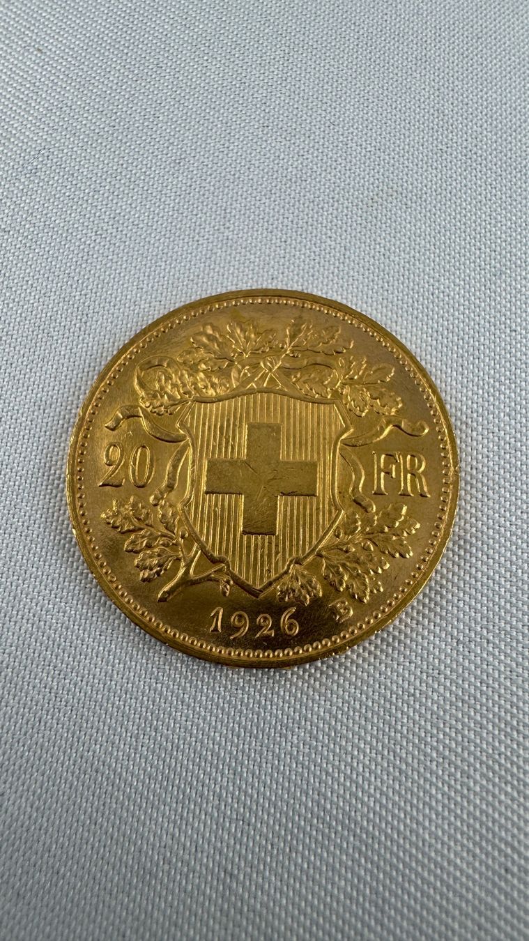 Tutti le monete: 20 Franken Vreneli 1926 – Usato da kreuzlingen venduto da fantasy_schmuck