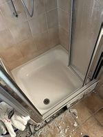 Dusche 75 × 75 cm mit Duscheabtrennung Duschwand