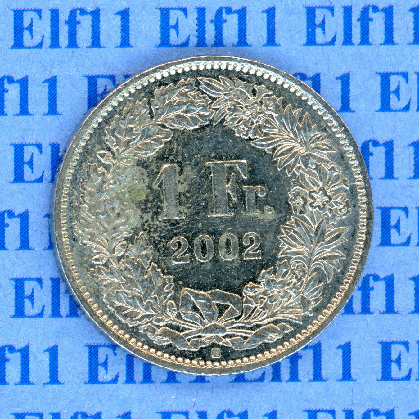 Tutti le monete: CHF___1.00 2002 -vz 1 Franken – Usato da Widnau venduto da Elf11