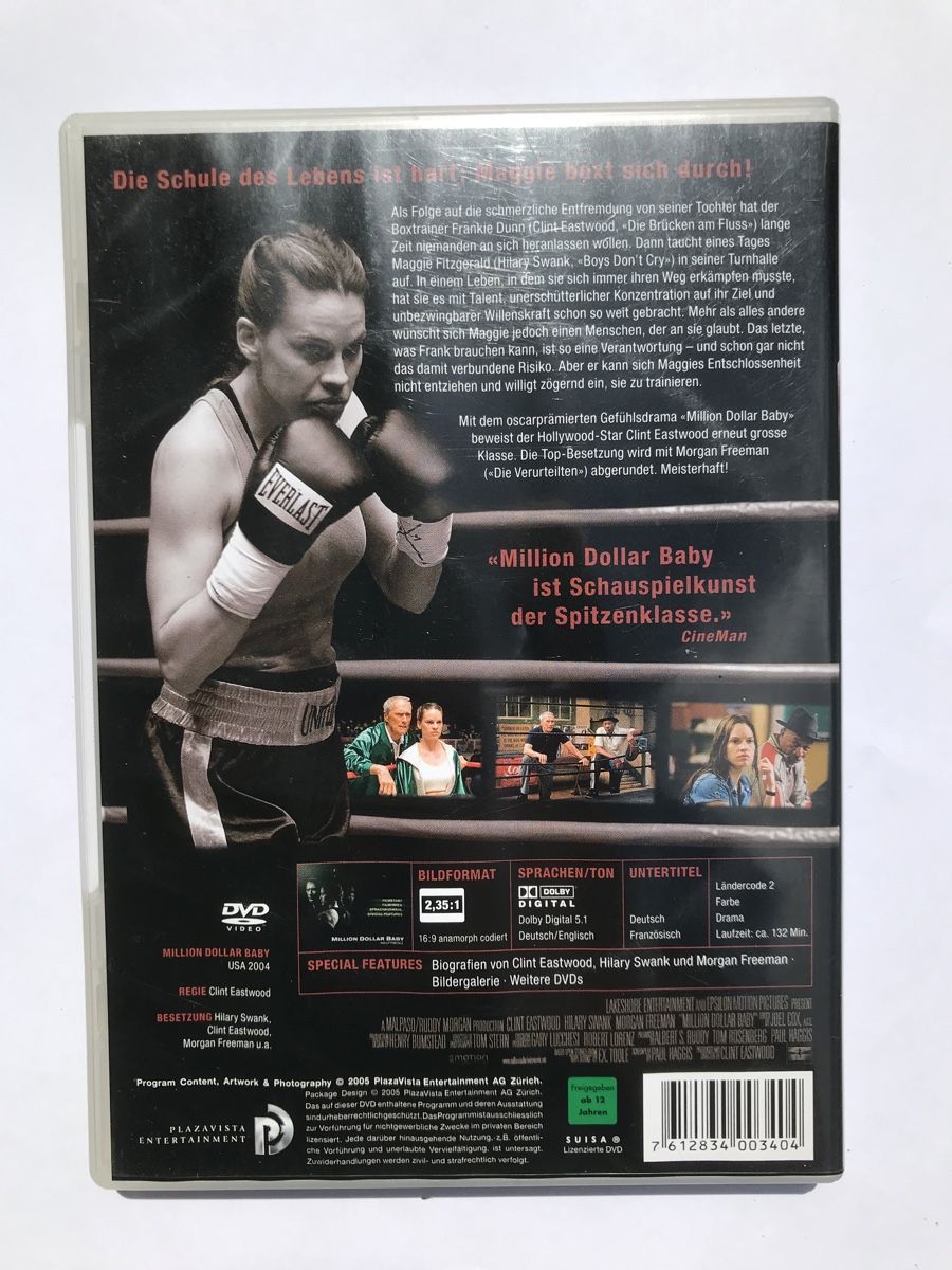 Tutti i DVDs: Million Dollar Baby - DVD – Usato da Langenthal venduto da J_L49 1