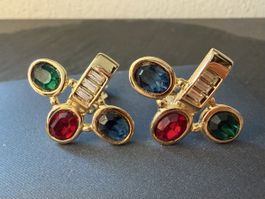 Vintage Ohrringe Clips Luxus Modeschmuck