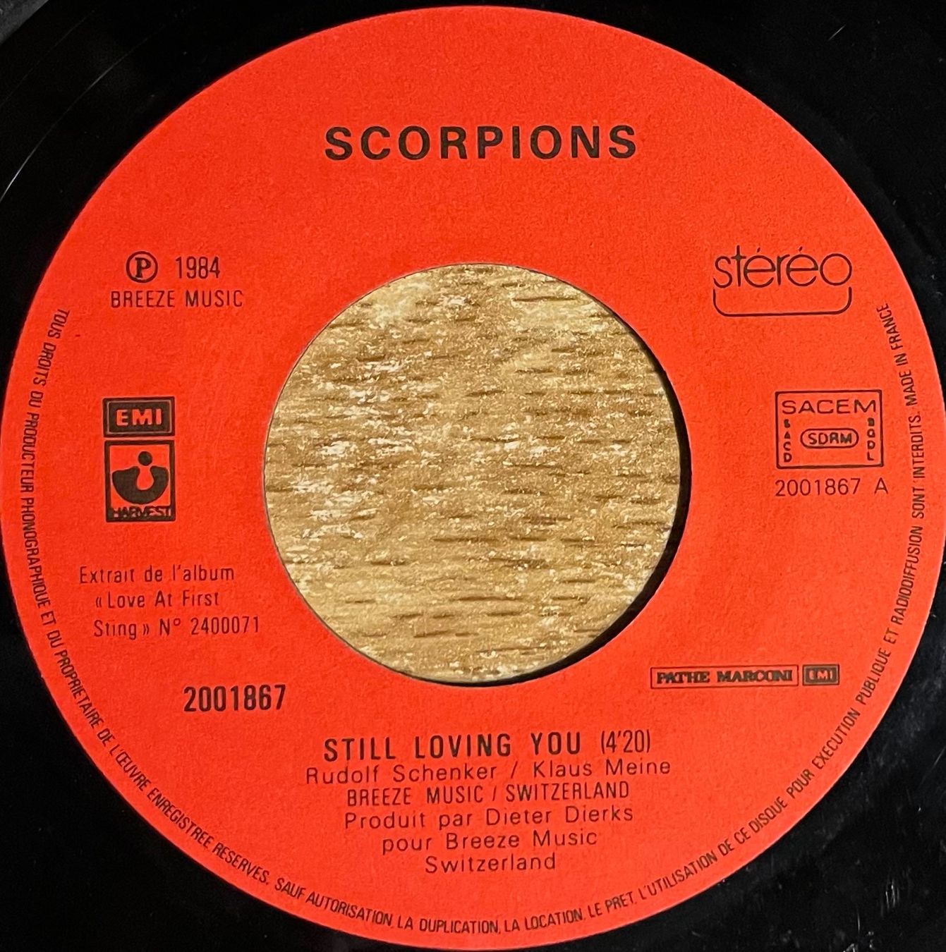 Dischi in vinile: SCORPONS - STILL LOVING YOU – Usato da Bussigny venduto da vinyl-pas-cher 2