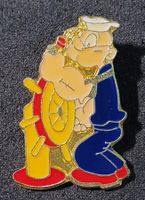 BB804 - Pin Popeye der Seemann am Steuerrad