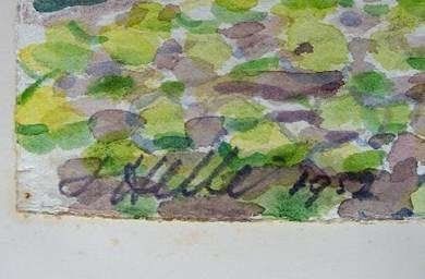 Dipinti: Aquarelle de Jean Hellé 1952 – Usato da Biel/Bienne venduto da Galaq 1