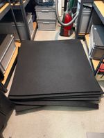 Gummi-Bodenschutzmatten 100 x 100 x 1.5 cm – 9 Stück