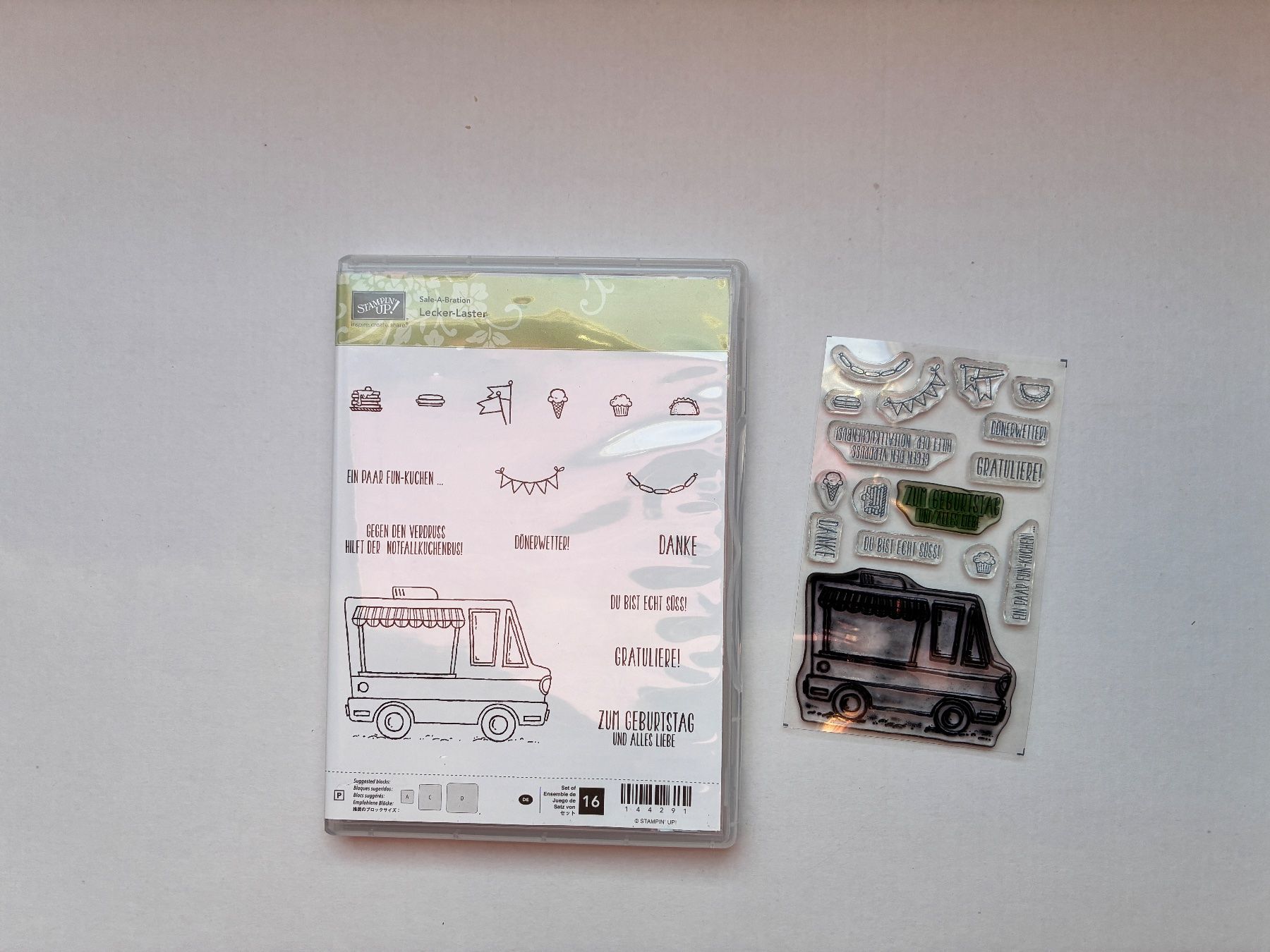 Stampin' up! Tampons: Stampin' Up! Stempelset "Lecker-Laster" – D'occasion à Glattfelden par Qwerasdf