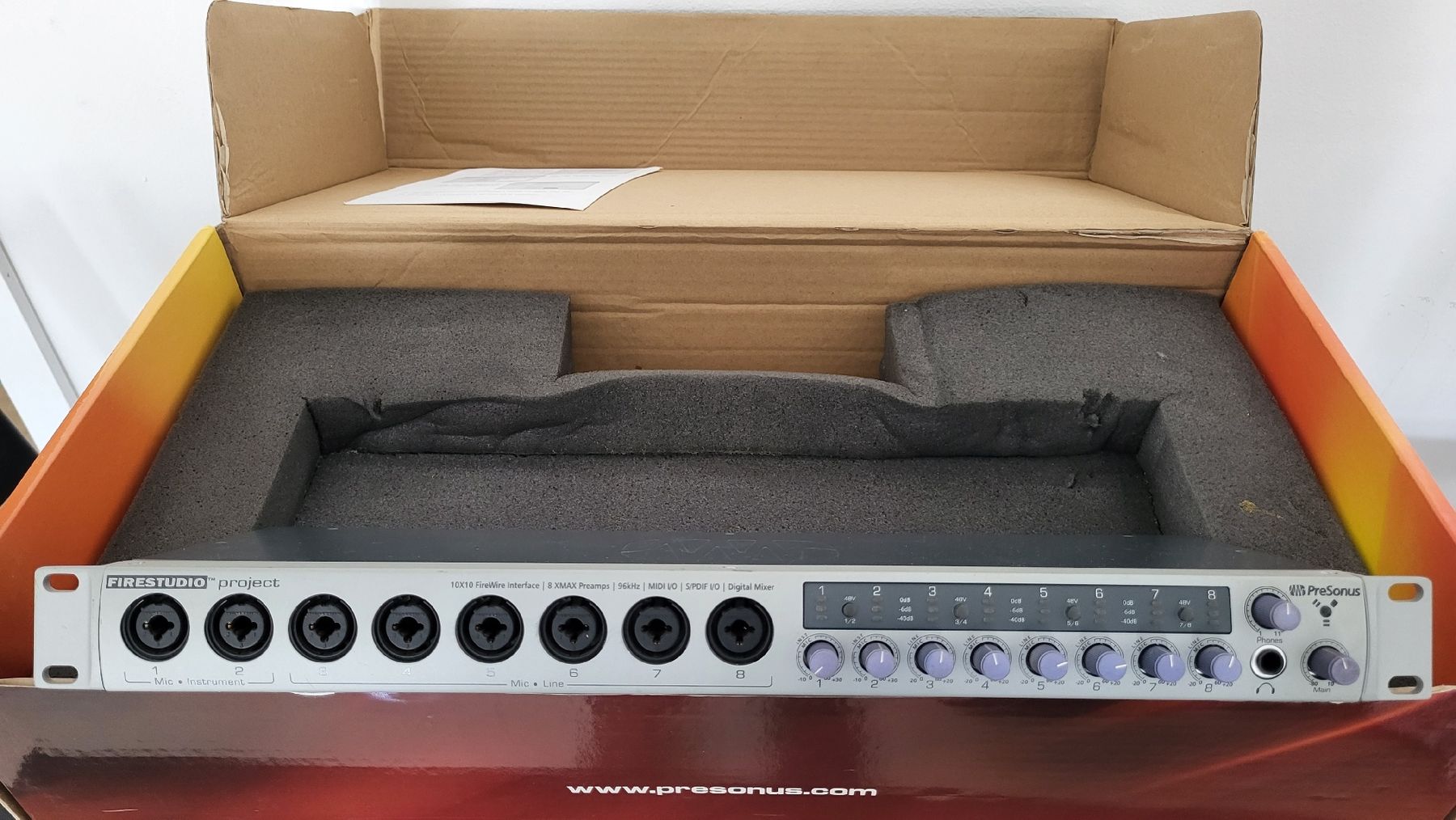 Registratori: PreSonus FireStudio Project Interface 10x10 DEFEKT – Difettoso da Luzern venduto da krrrr1234 1