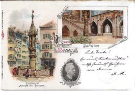 Karte Basel (Fischmarkt 1898)