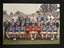 Autogrammkarte FC Lausanne-Sports