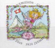 2009, SONDERMARKE PRINCESSIN LILLIFEE, ET-VOLLSTEMPEL