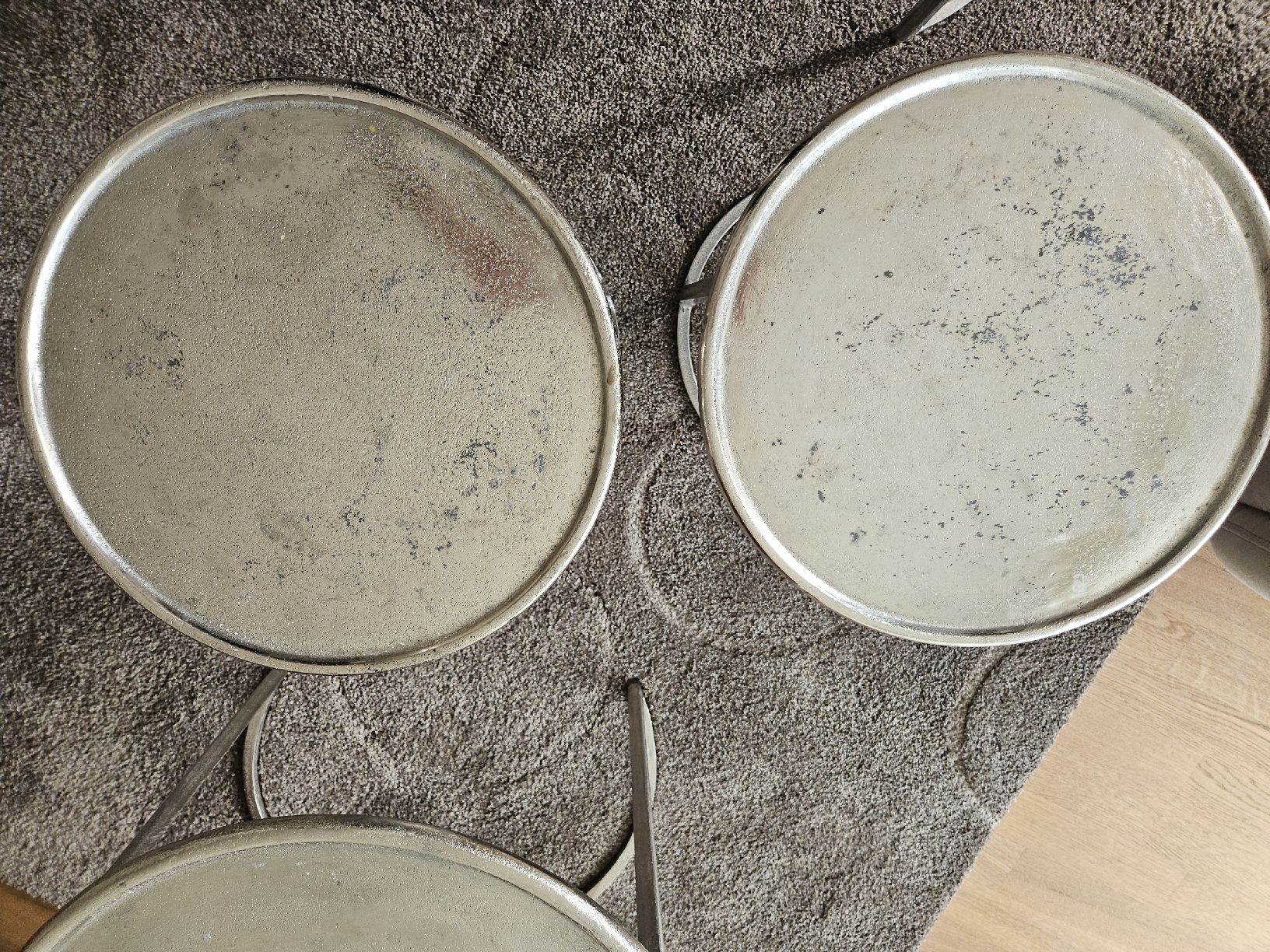 Set di tavolo e panche: Beistelltische 4er Set – Usato da Wettingen venduto da Tana07 3