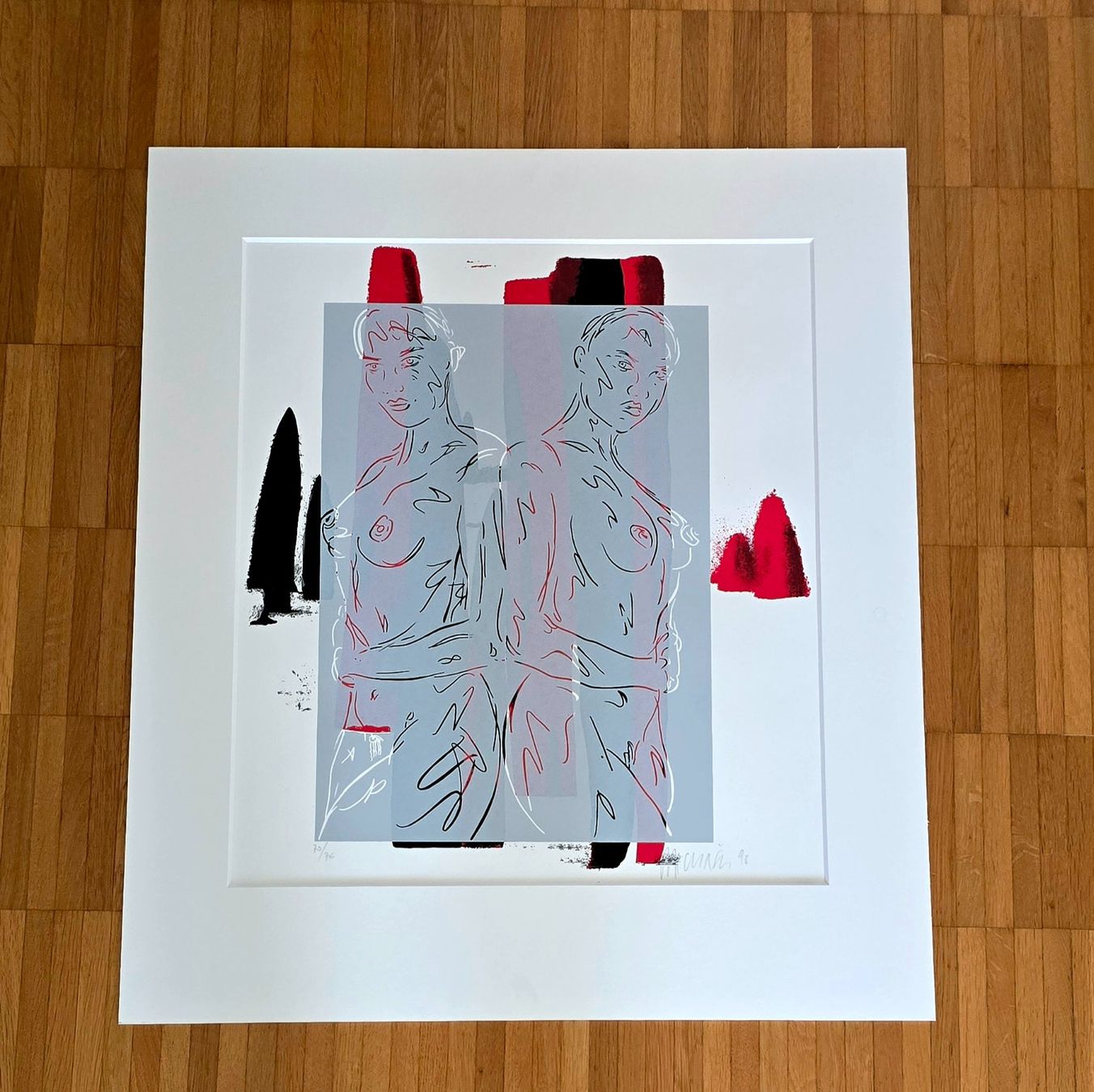 Grafica & Litografie: Michael Lucerne  - Farbserigrafie - handsigniert&nummeriert – Usato da Reinach BL venduto da Pendling