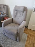 Fauteuil relax gris tissu bon état