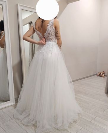 Weisses Hochzeitskleid