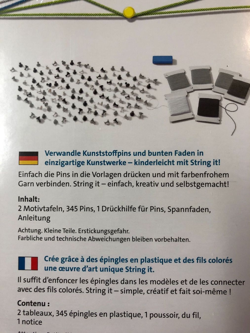 Kit bricolage: Fadenbilder – Nuovo e nell'imballaggio originale da Waldstatt venduto da wundertuete1 1