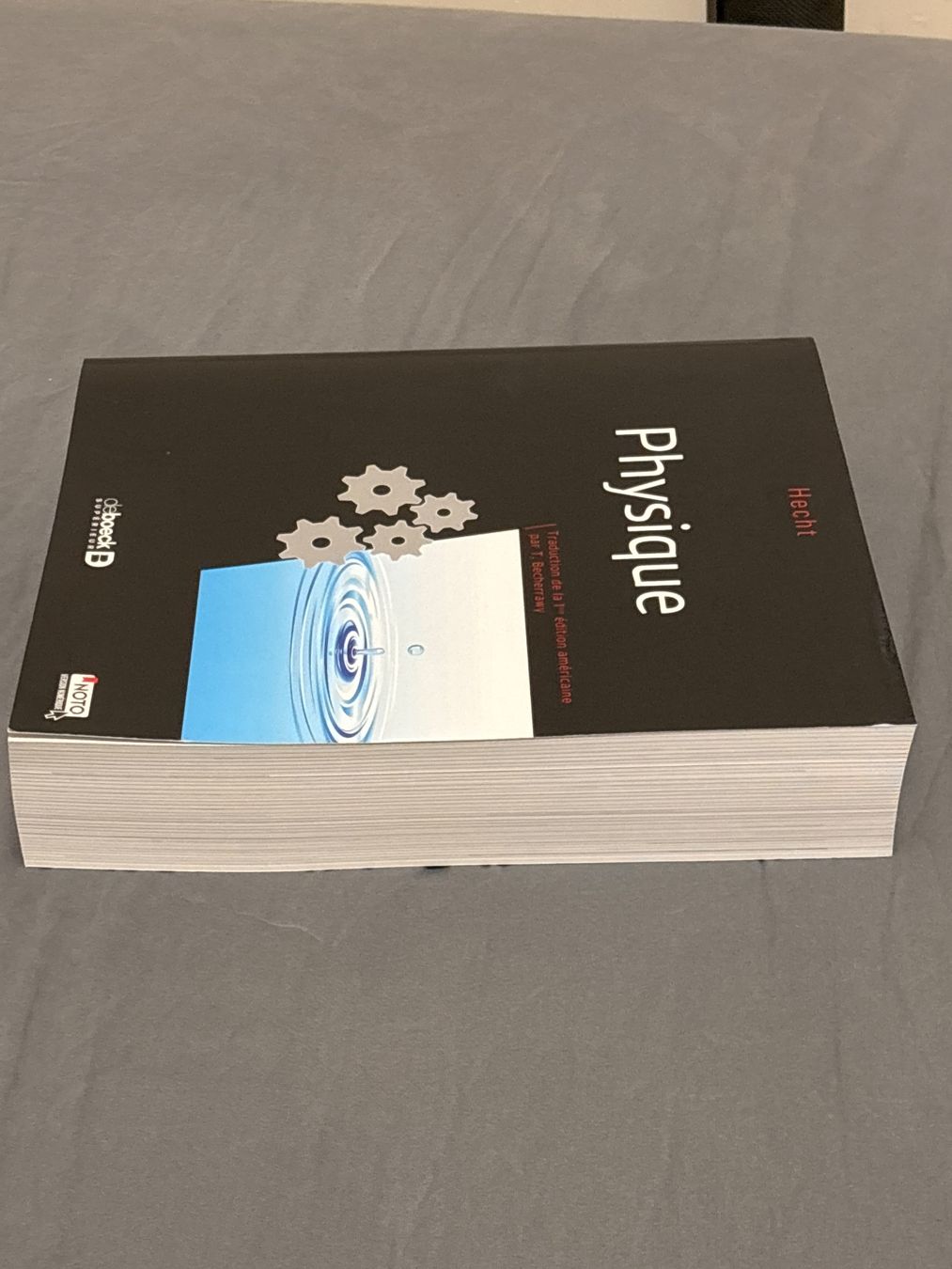 Libri: Livre de physique, Hecht, éditions DeBoeck, – Nuovo (secondo la descrizione) da Chêne-Bourg venduto da iva_6fxv 2