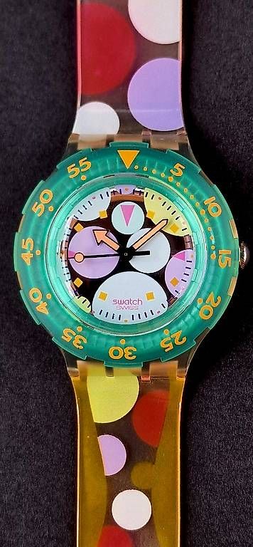 Orologi: Swatch Scuba 200 Sea Grapes SDK105 – Usato da Bassersdorf venduto da Zwoebschi 1