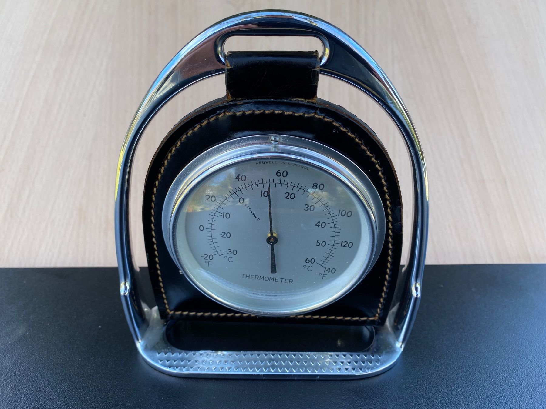 Carrozze: schöner Vintage Regwell Control Thermometer – Usato da Feldbach venduto da Fea1