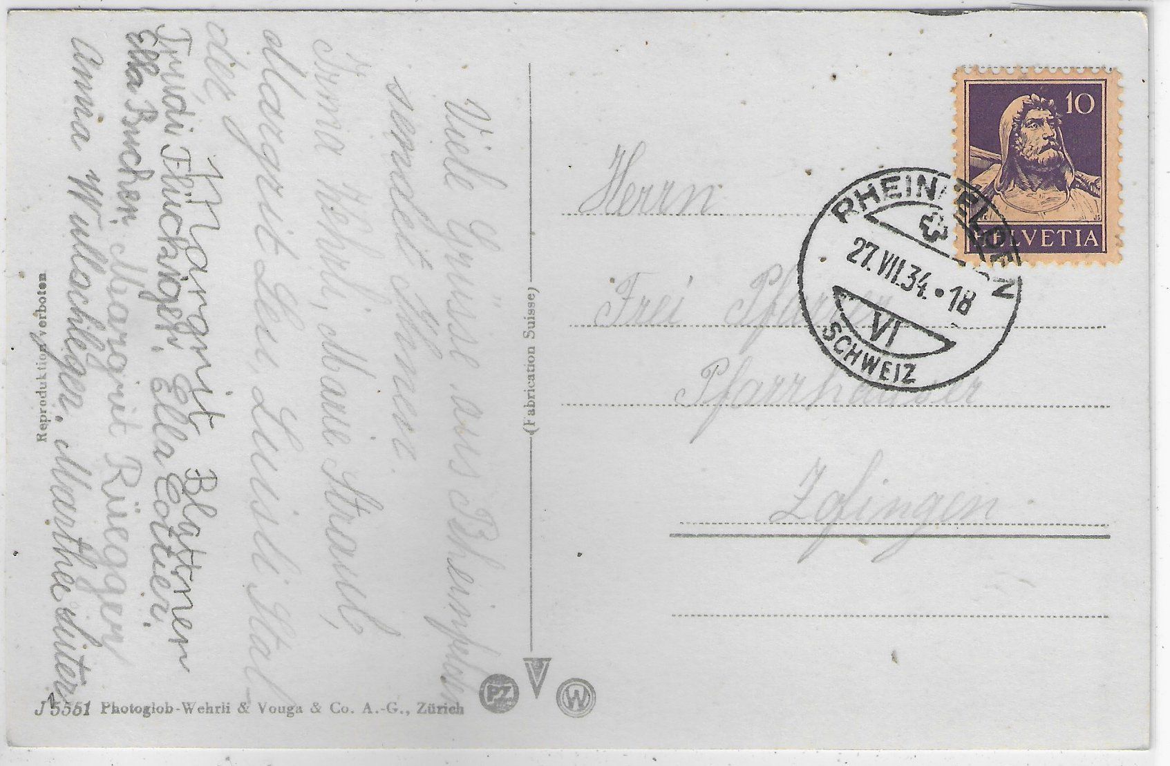Cartoline postali: Rheinfelden - Sanatourium – Usato da Ettingen venduto da Kartenplanet 1