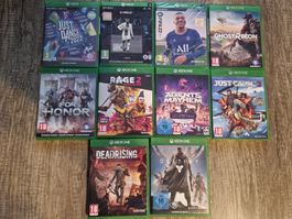 10 Games für XBOX One / Series X
