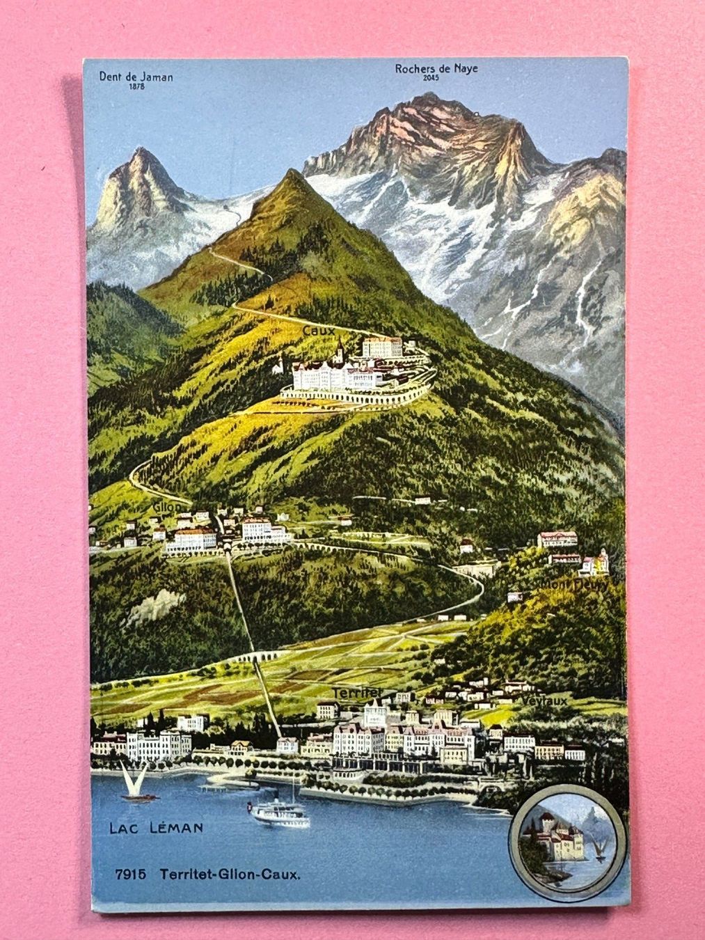 Ansichtskarten: Territet - Glion - Caux – Gebraucht aus Steg VS von _vinci_
