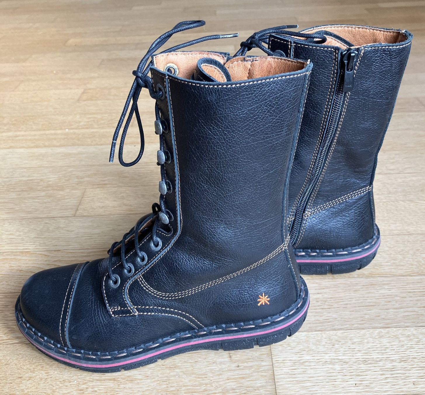 Art Scarpe da donna: Art "Assen" schwarze Leder Stiefel Gr. 36 – Usato da Wolfwil venduto da Verbenia 1