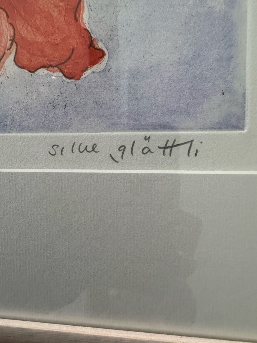 Grafica & Litografie: Silke Glättli, Lithographie. Nr 55 v. 100 – Usato da Safenwil venduto da Corahund 2