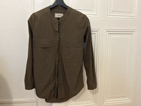Humanoid Olive Green Organic Cotton Shirt - Size S