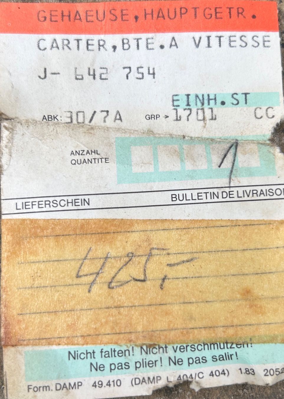 Toutes les pièces auto: Willys Getriebegehäuse – Neuf (Voir description) à Niederscherli par dampfueli 2