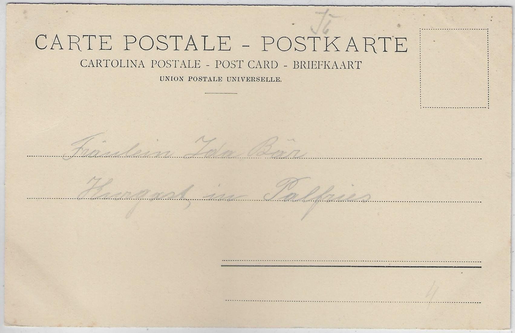 Cartoline postali: Weg nach Bad Pfäfers - Felsenthor - Litho – Usato da Ettingen venduto da Kartenplanet 1