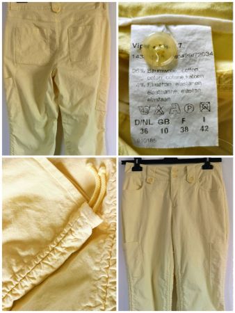 Exklusive 7/8 Hose in zartgelb NEU!