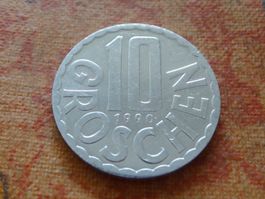AUTRICHE  10  Groschen  1990