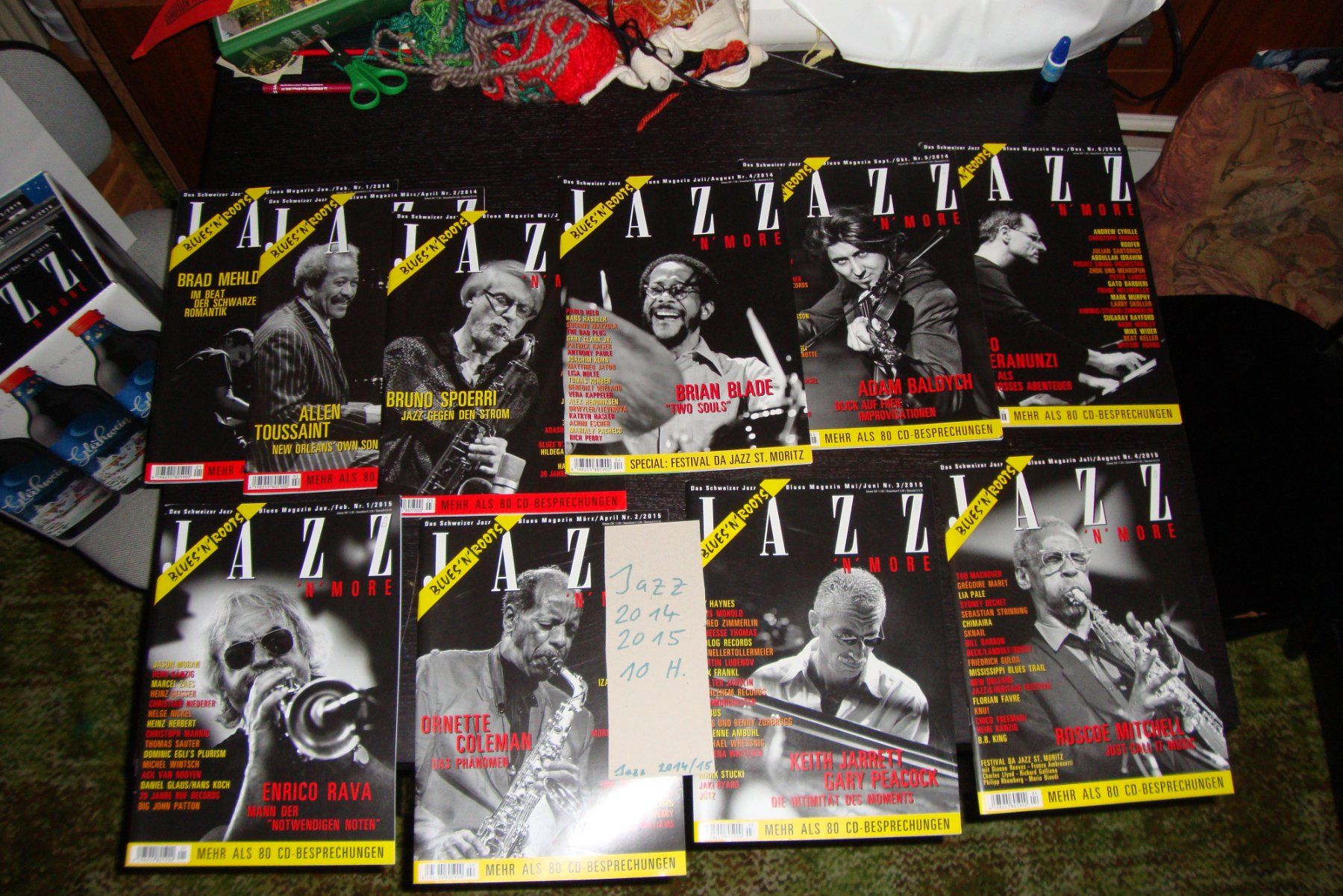Riviste & Magazine: JAZZ - das Schweizer Jazz Magazin 2014 - 2015 – Usato da Bern venduto da Uli_10_11