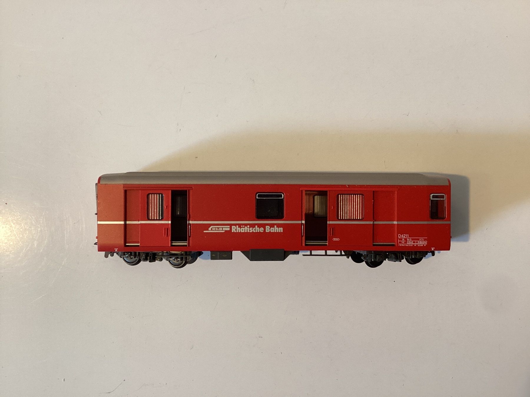 Bemo Modellini di ferrovie: Bemo 3269 Gepäckwagen RhB 1:87 H0m – Usato da Effretikon venduto da simtek_de 3