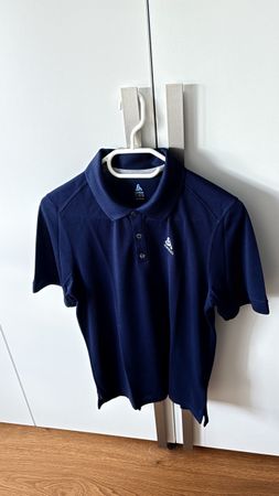 Neues Polo Shirt Herren ODLO, Grösse S, Dunkelblau
