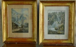 Gravuren von Meiringen gegen 1830  G.Lory und J.Hurlimann