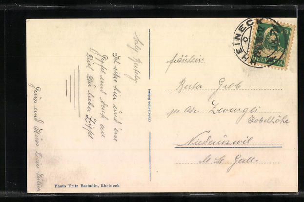 Cartoline postali: Rheineck, Haus-, Landschaftliche Schule  – Usato da Berlin venduto da bartko-reher 1