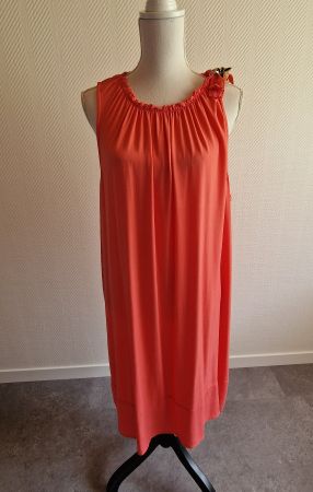❣️VISCOSE KLEID, GR. L/XL CHICORÉE, HÄNGERCHEN, CORALLE