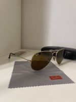 Ray-Ban Aviator Sonnenbrille, Gold Rahmen, Top! Oryginal