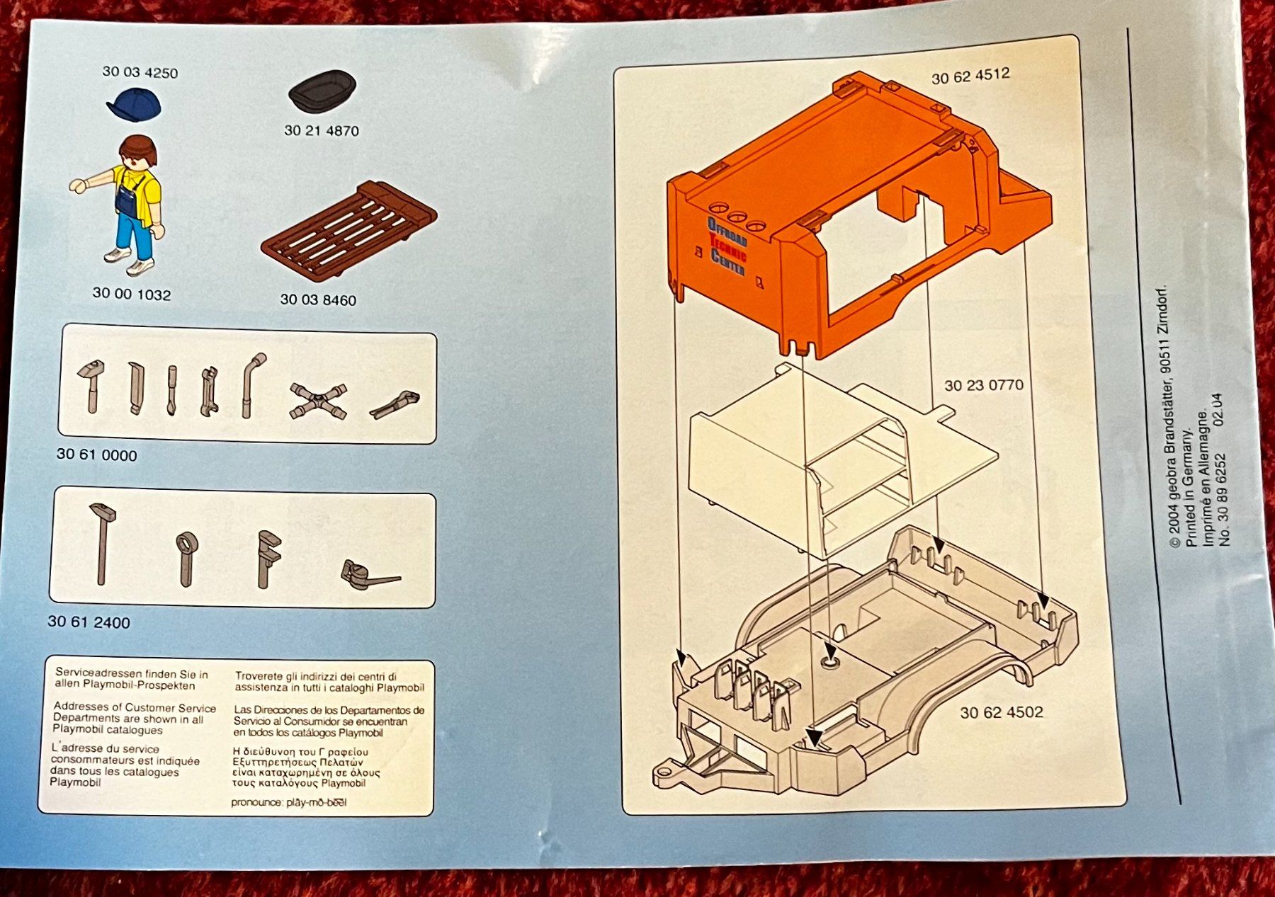 Playmobil Giocattoli: Lego Arche Noah / Servicewagen – Usato da Wettingen venduto da Papalota 5