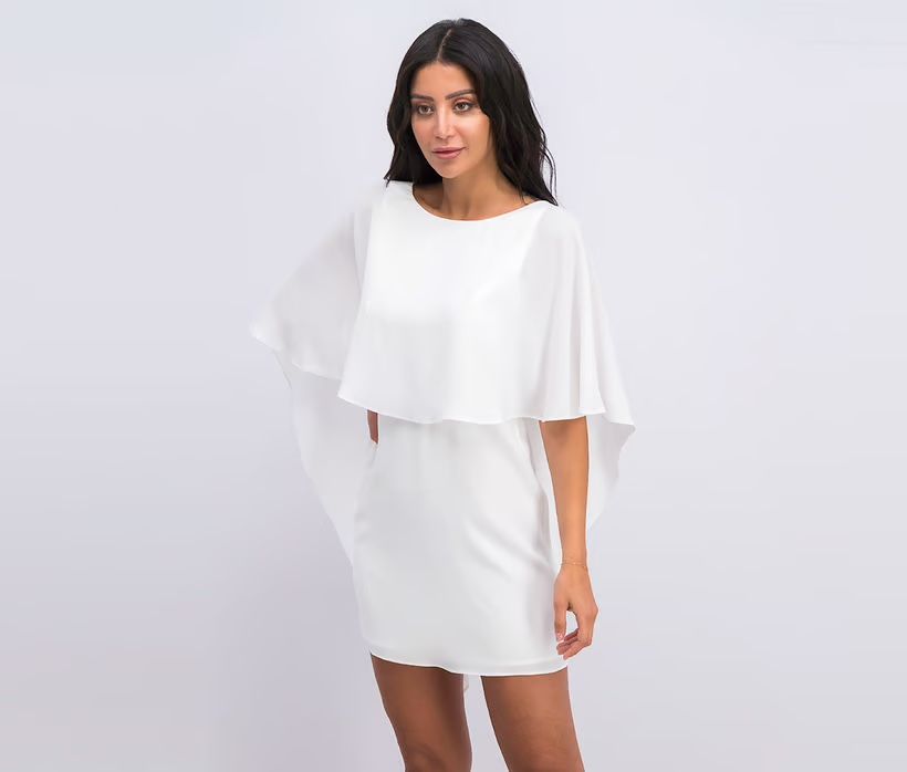 Kleider: BCBGMAXAZRIA White Cocktail Dress – Gebraucht aus Corsier-sur-Vevey von Kristina.Nova 1