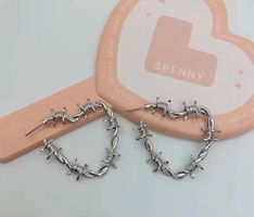 Ohrringe Stacheldraht
